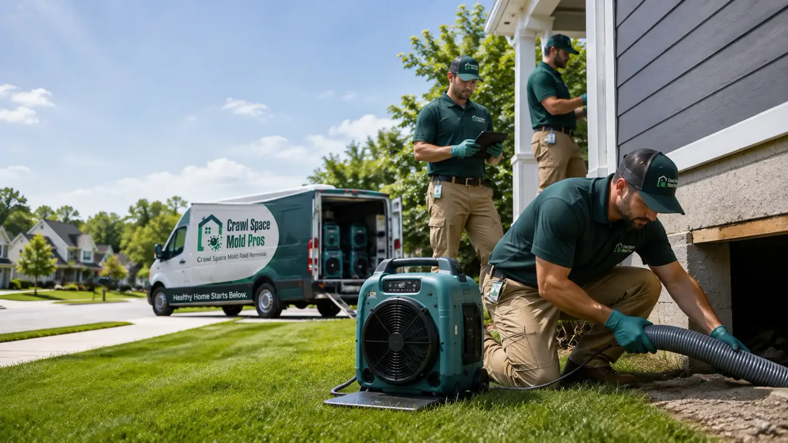 Crawl Space Mold Removal in Bucks, AL